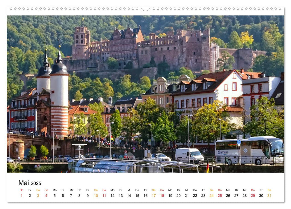 Deutschland - traumhafte Sehenswürdigkeiten (CALVENDO Wandkalender 2025)