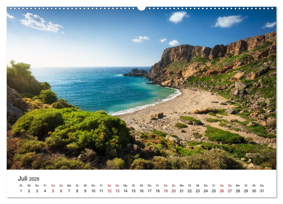 Im Rhythmus der Wellen - Ein Jahr am Meer (CALVENDO Premium Wandkalender 2025)