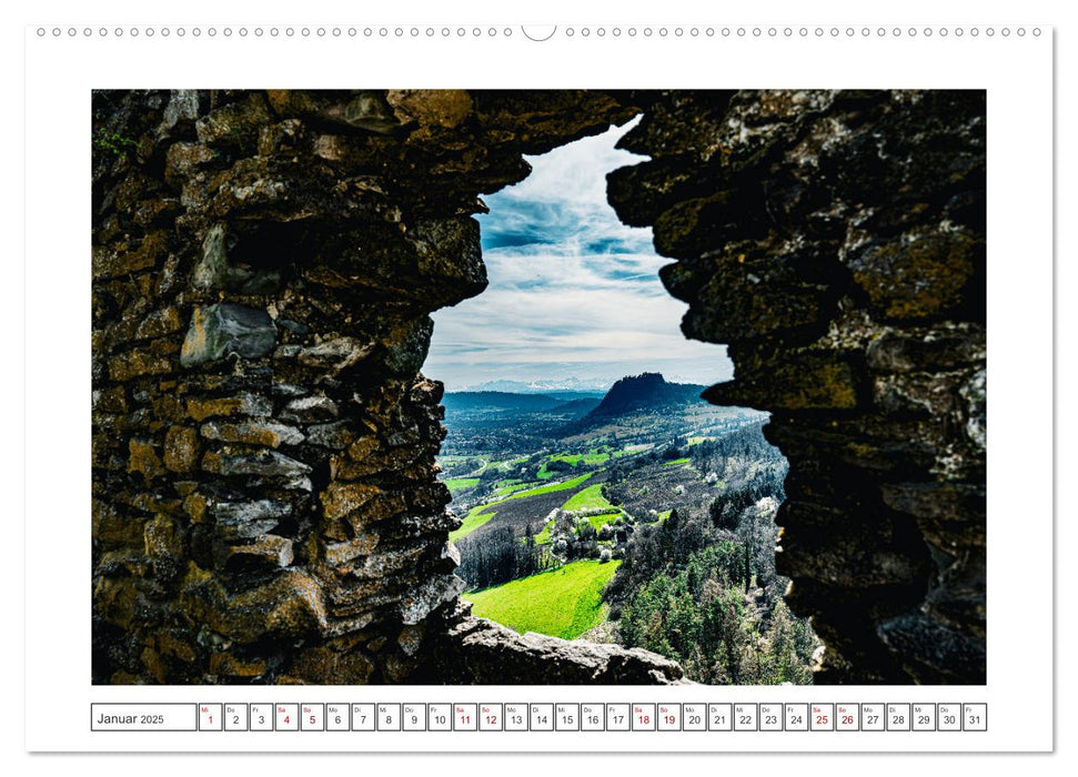 Singen zwischen Natur und Industrie (CALVENDO Premium Wandkalender 2025)