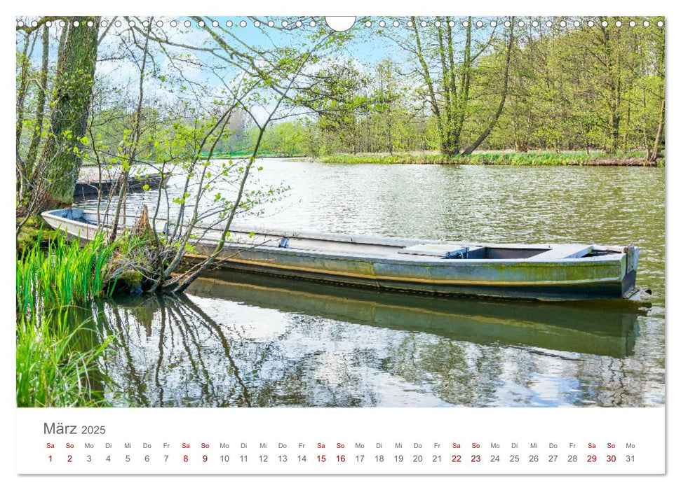 Spreewald - Ein Naturparadies (CALVENDO Wandkalender 2025)