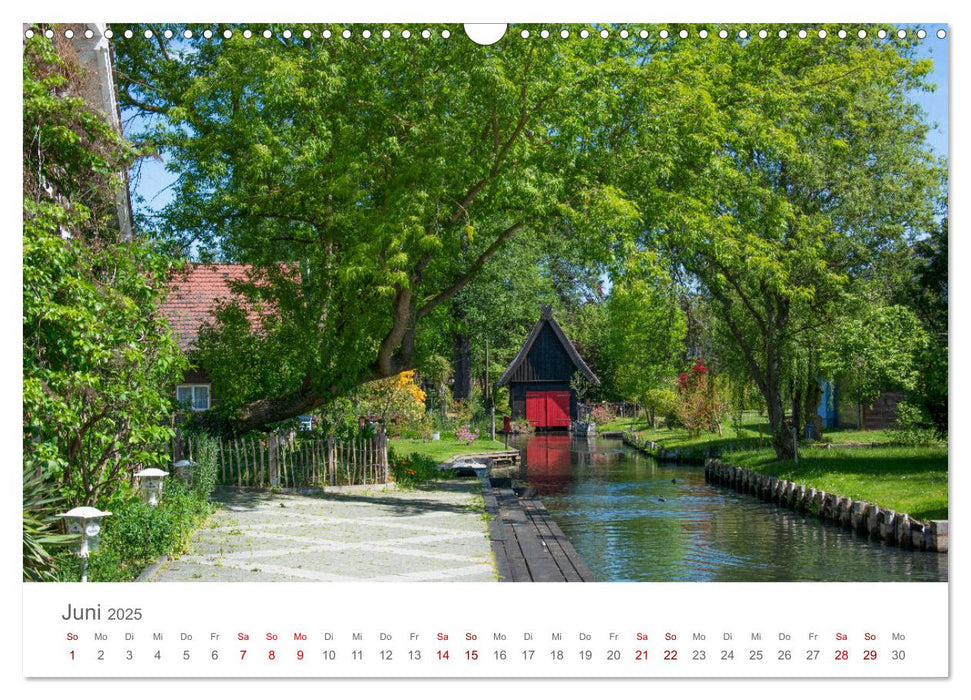 Spreewald - Ein Naturparadies (CALVENDO Wandkalender 2025)