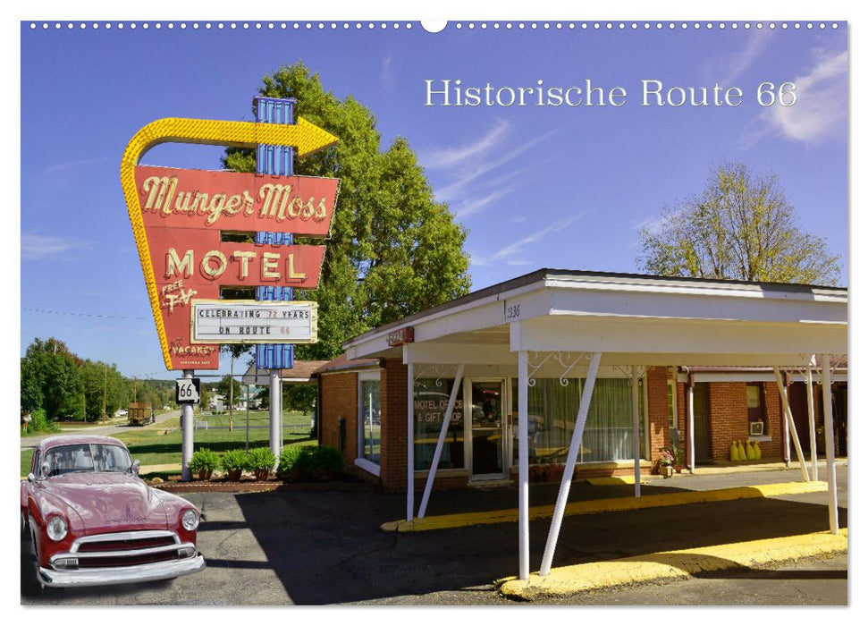 Historic Route 66 - National Scenic Byway (CALVENDO Wandkalender 2025)