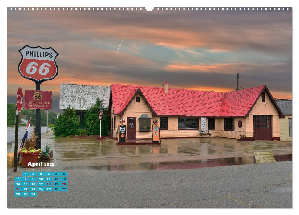 Historic Route 66 - National Scenic Byway (CALVENDO Wandkalender 2025)