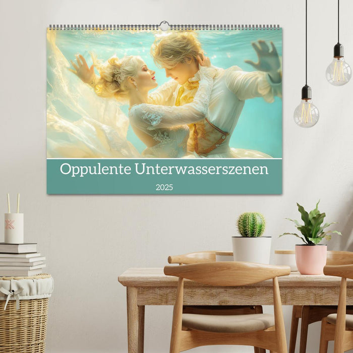 Opulente Unterwasserromanzen (CALVENDO Wandkalender 2025)