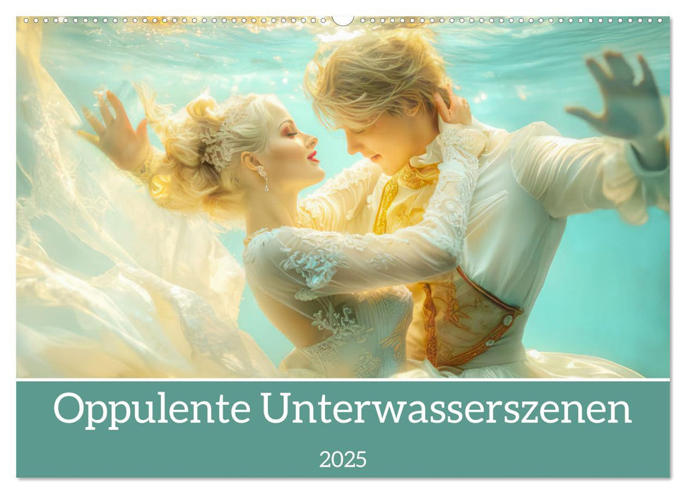 Opulente Unterwasserromanzen (CALVENDO Wandkalender 2025)