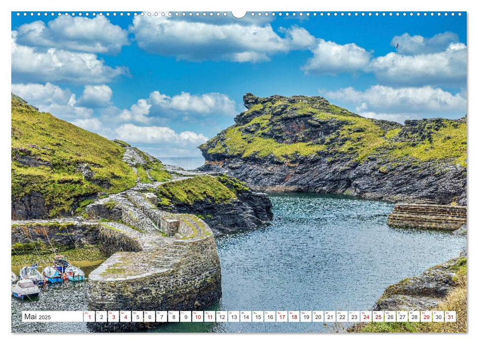 Cornwall - Malerische Landschaften mit grandiosen Küsten (CALVENDO Wandkalender 2025)