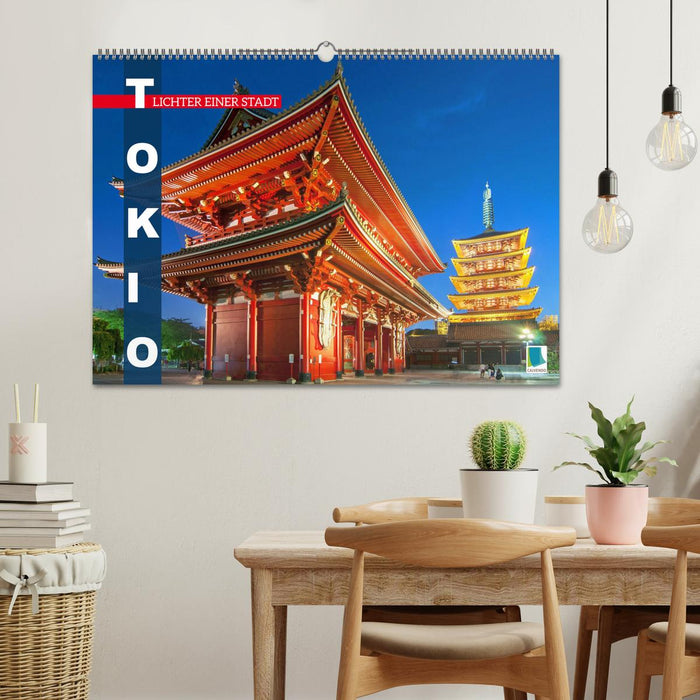 Tokio: Lichter einer Stadt (CALVENDO Wandkalender 2025)