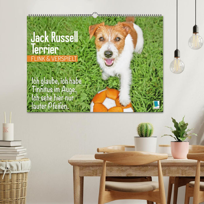 Jack Russell Terrier: flink und verspielt (CALVENDO Wandkalender 2025)