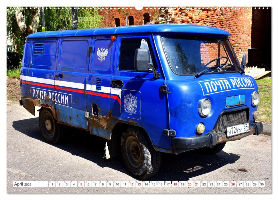 60 Jahre Buchanka - Der Kult-Transporter der UdSSR UAZ-452 (CALVENDO Wandkalender 2025)