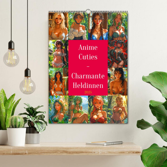 Anime Cuties - Charmante Heldinnen (CALVENDO Wandkalender 2025)