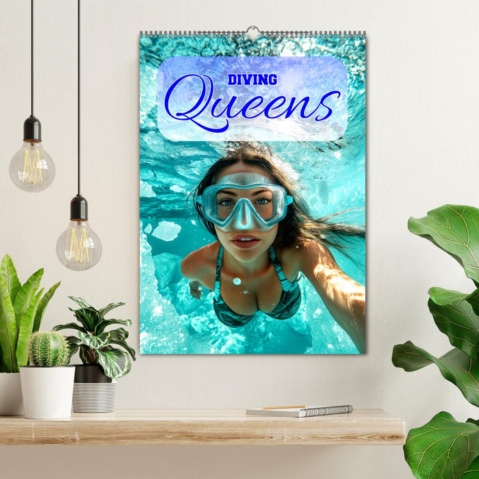 Diving Queens (CALVENDO Wandkalender 2025)