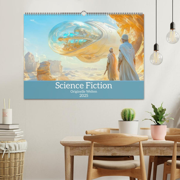 Science Fiction - Originelle Welten (CALVENDO Wandkalender 2025)