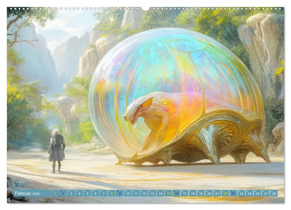 Science Fiction - Originelle Welten (CALVENDO Premium Wandkalender 2025)