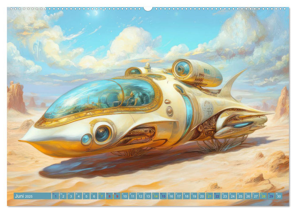 Science Fiction - Originelle Welten (CALVENDO Premium Wandkalender 2025)