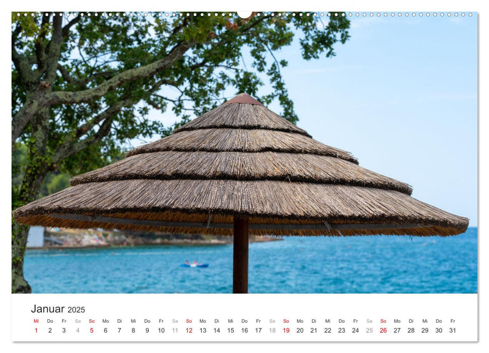 Porec Kalender - Die kroatische Stadt an der Adria (CALVENDO Wandkalender 2025)