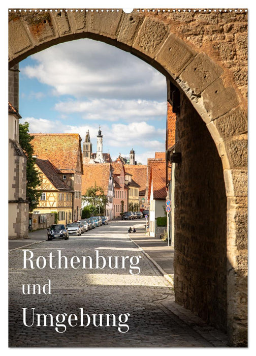 Rothenburg und Umgebung (CALVENDO Wandkalender 2025)