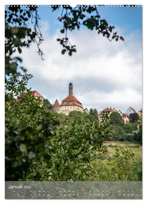 Rothenburg und Umgebung (CALVENDO Wandkalender 2025)