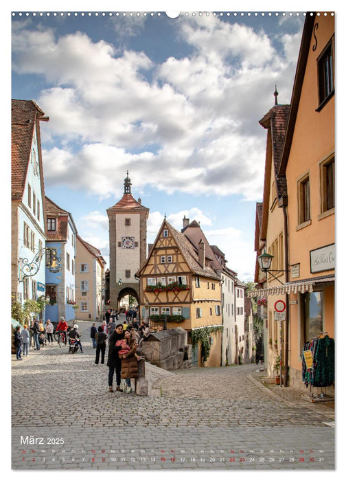 Rothenburg und Umgebung (CALVENDO Wandkalender 2025)