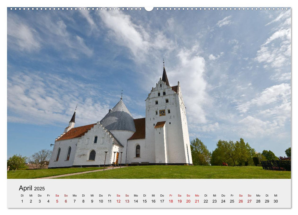 Dänemark - Land, Küsten, Städte (CALVENDO Wandkalender 2025)