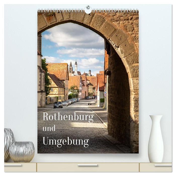 Rothenburg und Umgebung (CALVENDO Premium Wandkalender 2025)