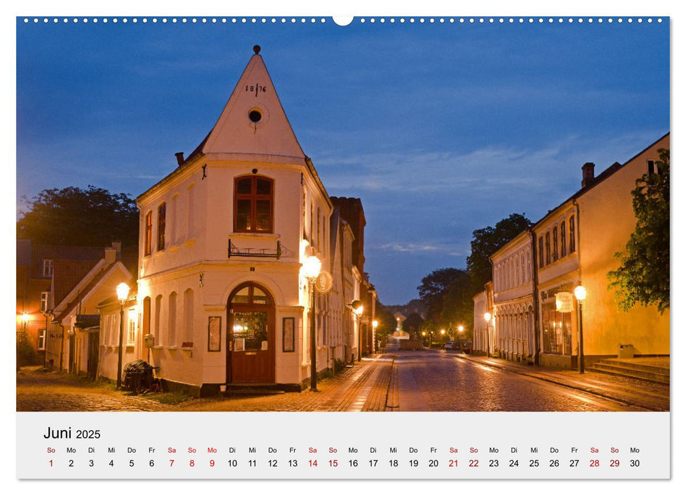 Dänemark - Land, Küsten, Städte (CALVENDO Premium Wandkalender 2025)