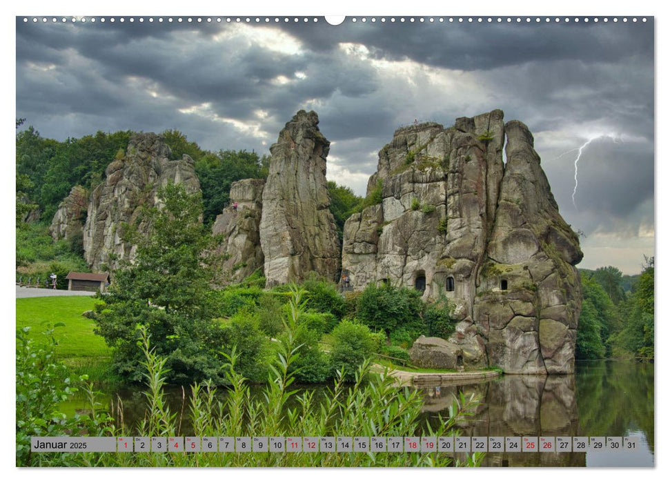 Streifzug durch Ostwestfalen (CALVENDO Wandkalender 2025)