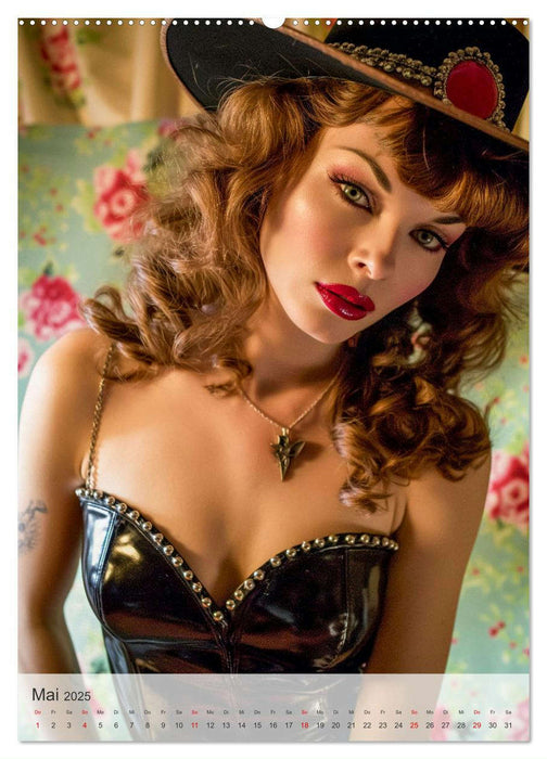 Retro PinUp Girls (CALVENDO Wandkalender 2025)