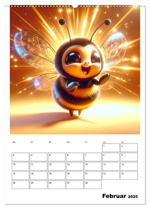 Heitere Insektenwelt (CALVENDO Wandkalender 2025)