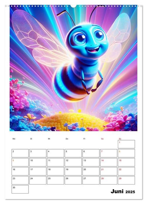 Heitere Insektenwelt (CALVENDO Wandkalender 2025)