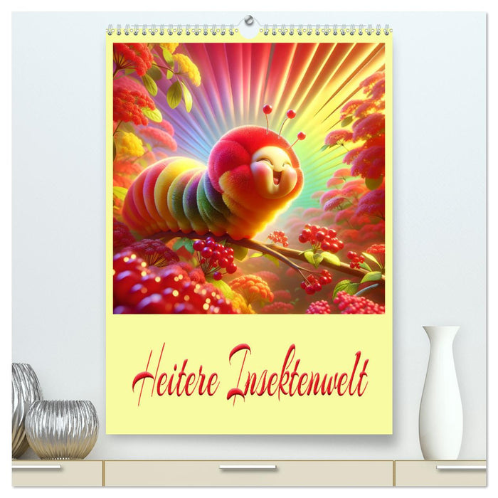 Heitere Insektenwelt (CALVENDO Premium Wandkalender 2025)