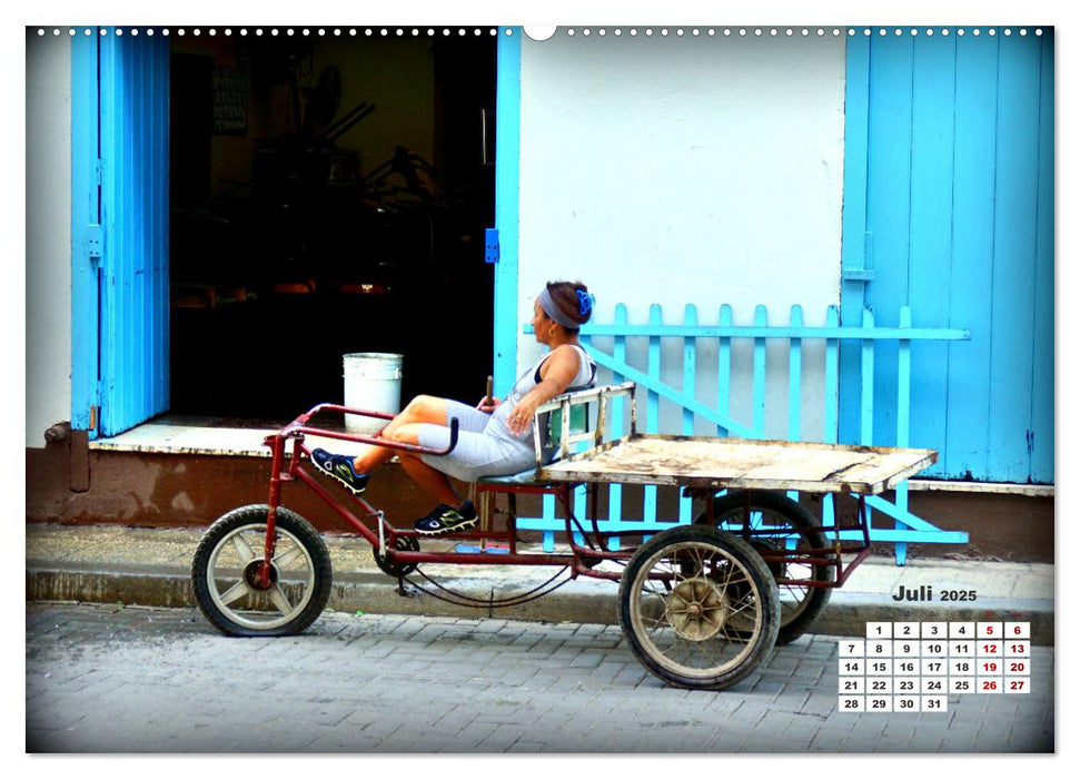 Lastenräder in Havanna (CALVENDO Premium Wandkalender 2025)