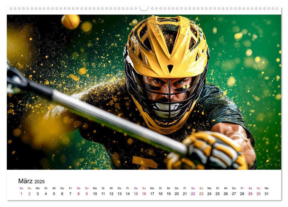 Lacrosse cool (CALVENDO Wandkalender 2025)