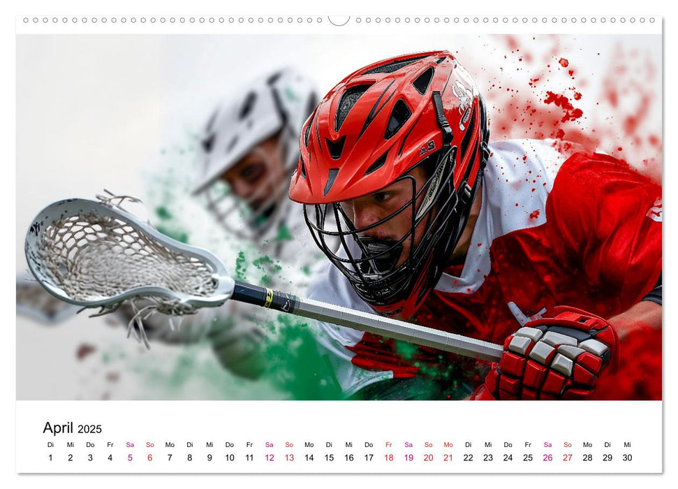 Lacrosse cool (CALVENDO Wandkalender 2025)