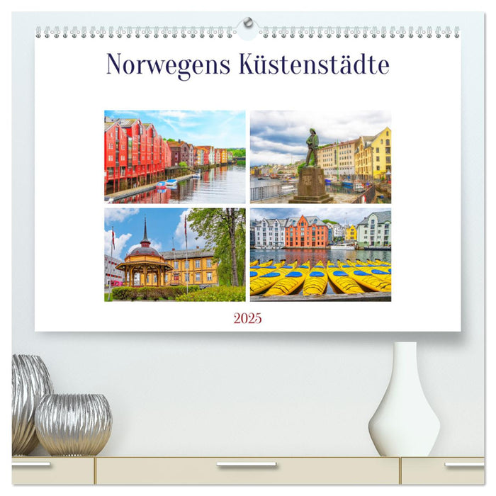 Norwegens Küstenstädte (CALVENDO Premium Wandkalender 2025)