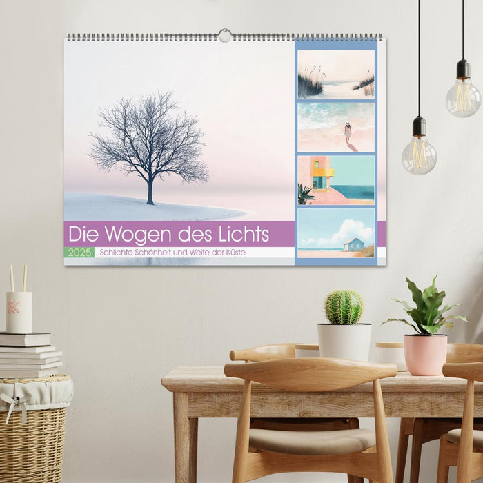 Die Wogen des Lichts (CALVENDO Wandkalender 2025)