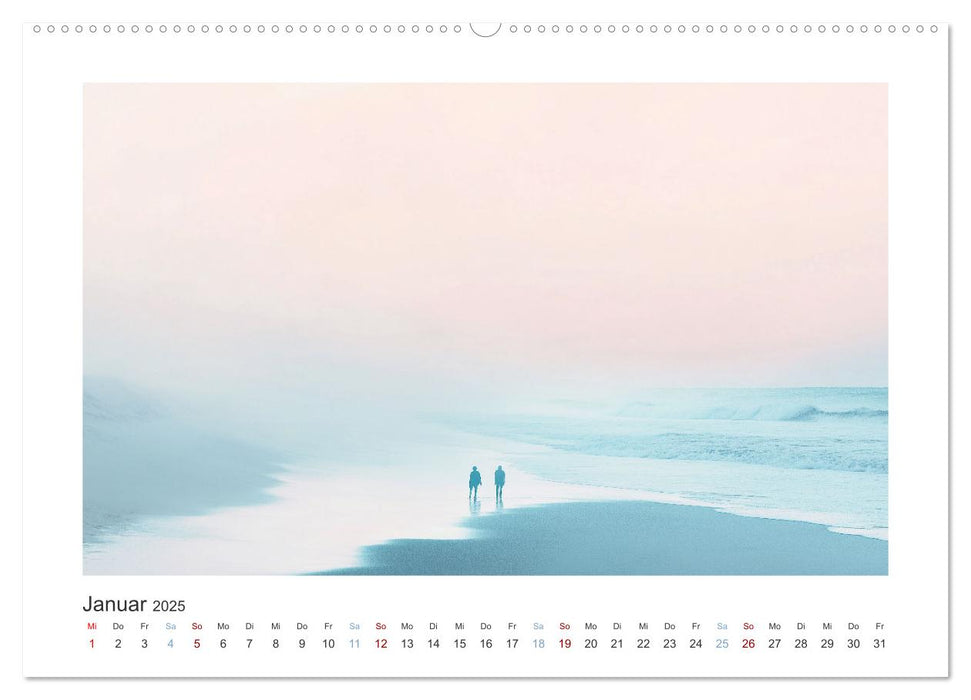 Die Wogen des Lichts (CALVENDO Premium Wandkalender 2025)