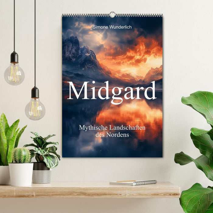 Midgard - Mythische Landschaften des Nordens (CALVENDO Wandkalender 2025)