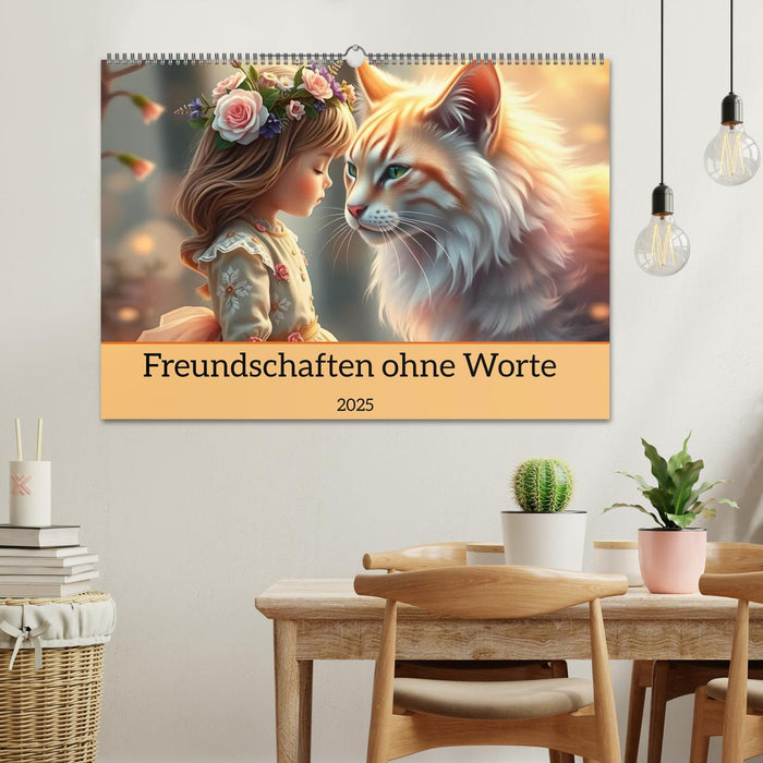 Freundschaften ohne Worte (CALVENDO Wandkalender 2025)