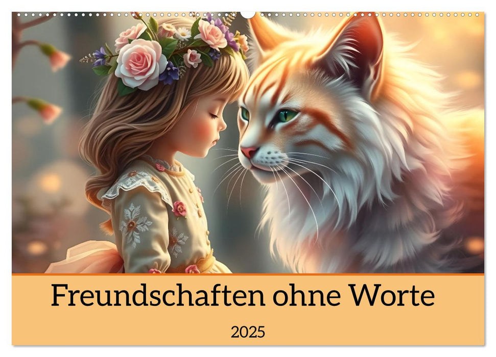 Freundschaften ohne Worte (CALVENDO Wandkalender 2025)