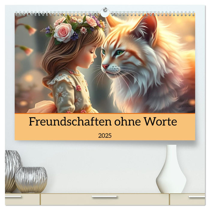 Freundschaften ohne Worte (CALVENDO Premium Wandkalender 2025)