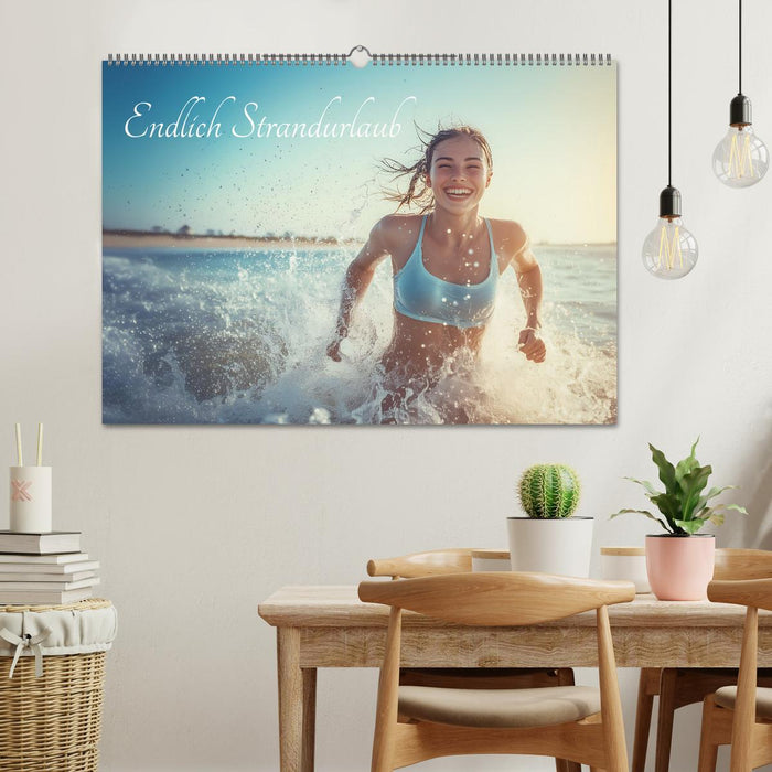 Endlich Strandurlaub (CALVENDO Wandkalender 2025)