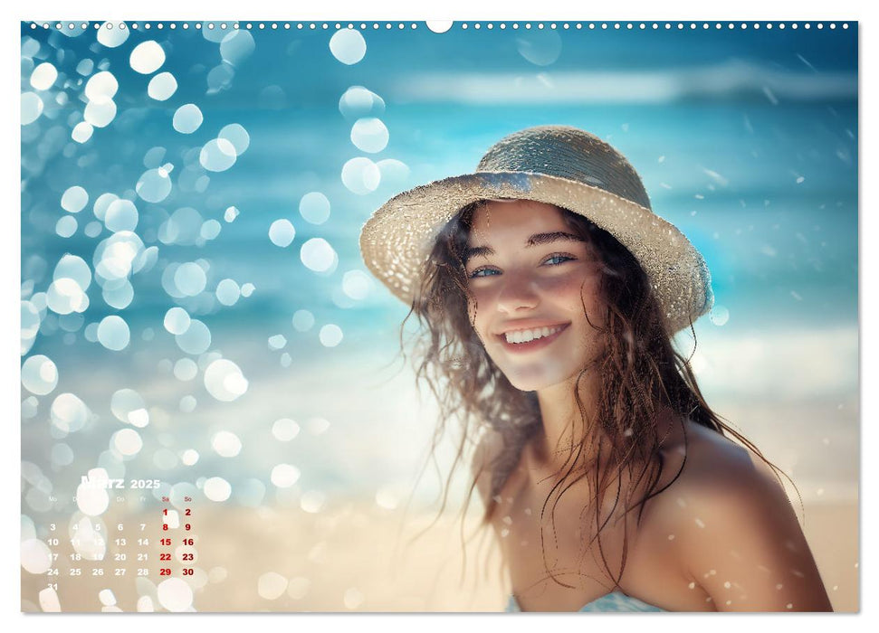 Endlich Strandurlaub (CALVENDO Premium Wandkalender 2025)