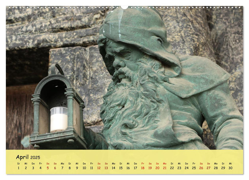 Am Zentralfriedhof in Wien (CALVENDO Premium Wandkalender 2025)