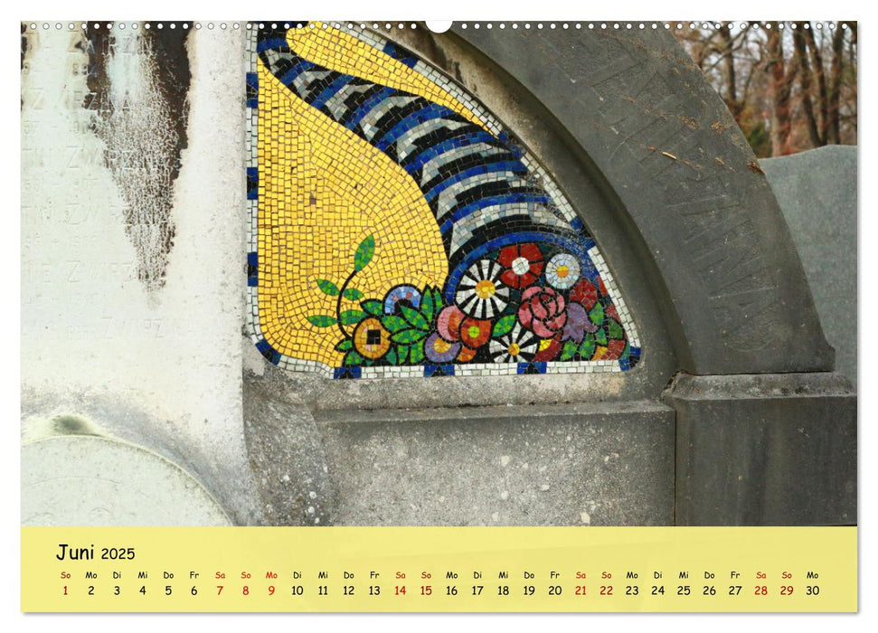 Am Zentralfriedhof in Wien (CALVENDO Premium Wandkalender 2025)