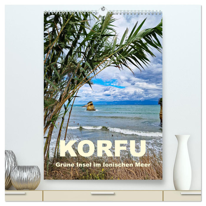 Korfu Grüne Insel im Ionischen Meer (CALVENDO Premium Wandkalender 2025)