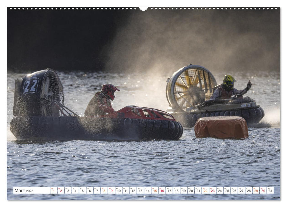 Hovercraft Formel 1 Weltmeisterschaft (CALVENDO Premium Wandkalender 2025)