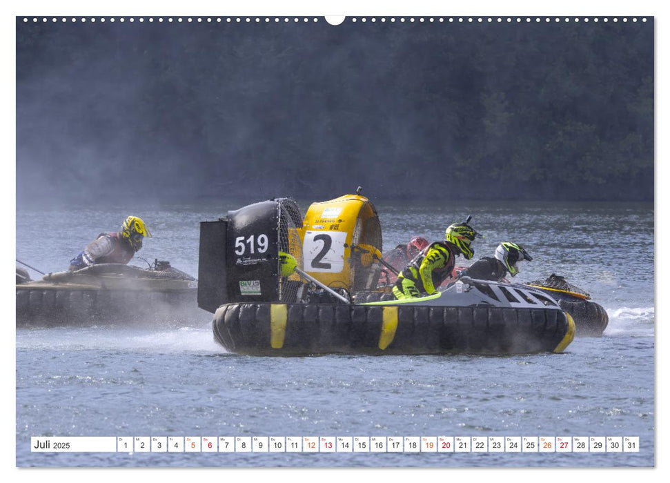 Hovercraft Formel 1 Weltmeisterschaft (CALVENDO Premium Wandkalender 2025)