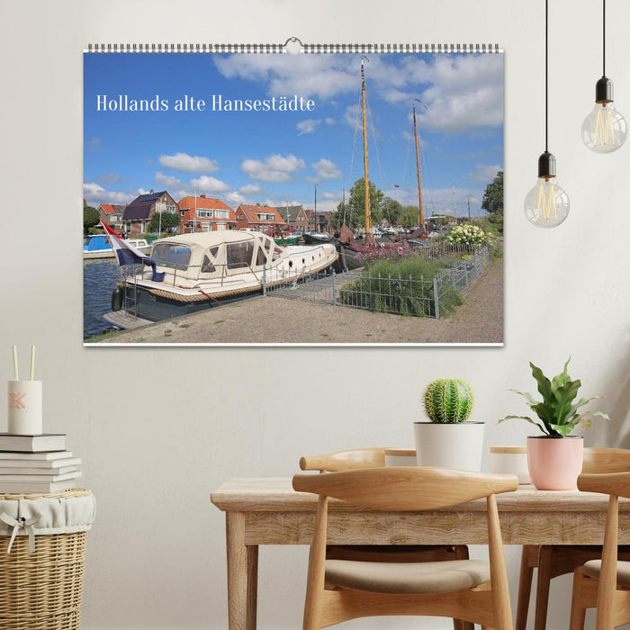 Hollands alte Hansestädte (CALVENDO Wandkalender 2025)