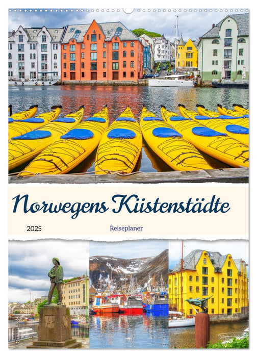 Norwegens Küstenstädte - Reiseplaner (CALVENDO Wandkalender 2025)