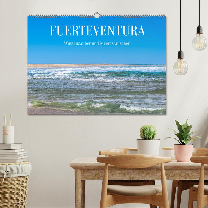 Fuerteventura - Wüstenzauber und Meeresrauschen (CALVENDO Wandkalender 2025)